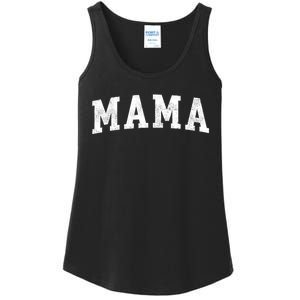 Mama Classic Bold Font Mama Birthday Gift Ladies Essential Tank