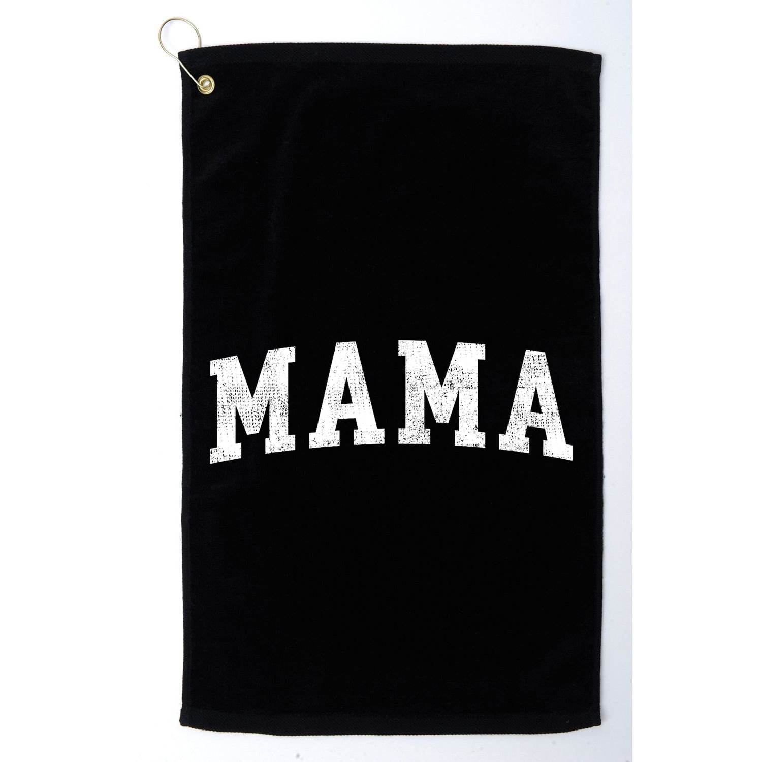 Mama Classic Bold Font Mama Birthday Gift Golf Towel