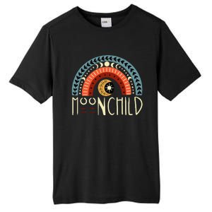 Moon Child Bohemian Moon Rainbow Hippie Moon Artwork Funny Tall Fusion ChromaSoft Performance T-Shirt