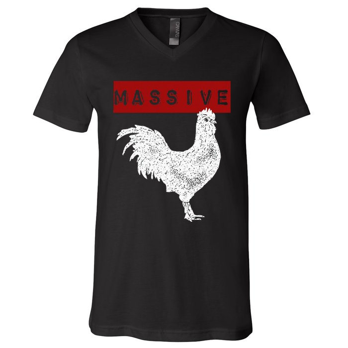 Massive Cock Big Dick Energy V-Neck T-Shirt