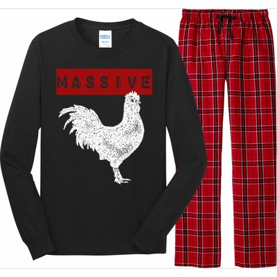 Massive Cock Big Dick Energy Long Sleeve Pajama Set