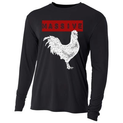 Massive Cock Big Dick Energy Cooling Performance Long Sleeve Crew