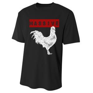 Massive Cock Big Dick Energy Performance Sprint T-Shirt