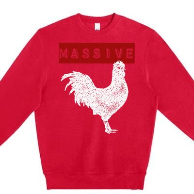 Massive Cock Big Dick Energy Premium Crewneck Sweatshirt