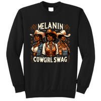 Melanin Cowgirls Black History African Melanin Cowgirl Swag Sweatshirt