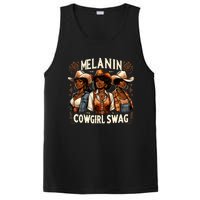 Melanin Cowgirls Black History African Melanin Cowgirl Swag PosiCharge Competitor Tank