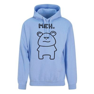 Meh Cute Bear Unisex Surf Hoodie