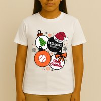 Merry Christmas Baltimore Baseball Est 1894 T-Shirt
