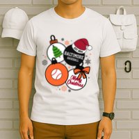 Merry Christmas Baltimore Baseball Est 1894 T-Shirt