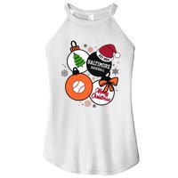 Merry Christmas Baltimore Baseball Est 1894 Women's Perfect Tri Rocker Tank