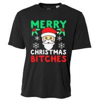 Merry Christmas Bitches Inappropriate Christmas Cooling Performance Crew T-Shirt