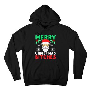 Merry Christmas Bitches Inappropriate Christmas Hoodie