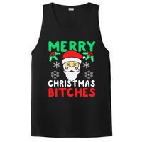 Merry Christmas Bitches Inappropriate Christmas PosiCharge Competitor Tank