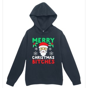 Merry Christmas Bitches Inappropriate Christmas Urban Pullover Hoodie