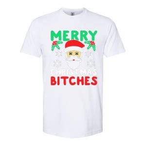 Merry Christmas Bitches Inappropriate Christmas Softstyle CVC T-Shirt