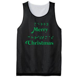 Merry Christmas Braille Alphabet Dots Xmas Top Holiday Gifts Long Sleeve Mesh Reversible Basketball Jersey Tank