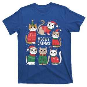 Meowy Catmas Cats Christmas Holiday Cute Kittens Cute Gift T-Shirt