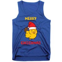 Merry Chickmas Cute Baby Chick Farm Christmas Funny Gift For Gift Tank Top