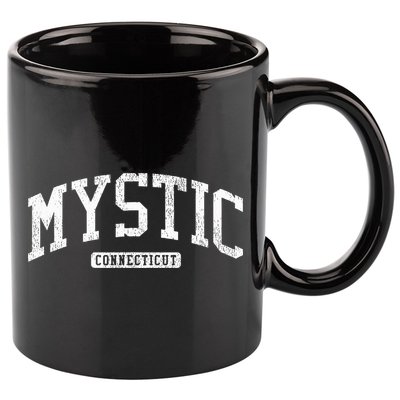 Mystic Connecticut Ct Js03 Vintage 11oz C Handle Ceramic Mug
