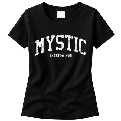 Mystic Connecticut Ct Js03 Vintage Womens T-Shirt
