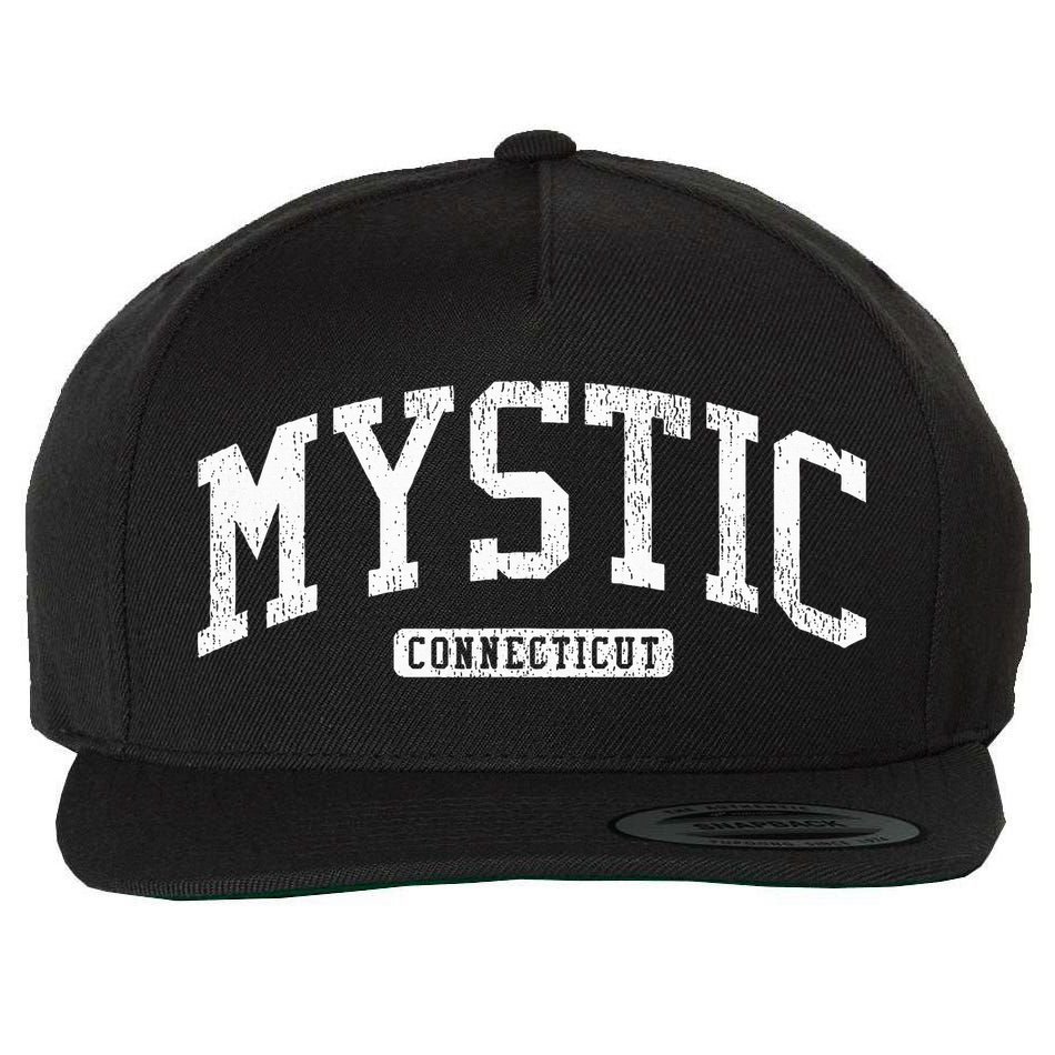 Mystic Connecticut Ct Js03 Vintage Wool Snapback Cap