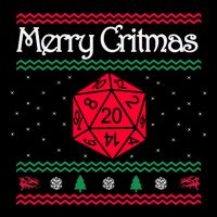 Merry Critmas Christmas D20 Rpg Board Game Role Play Sweatshirt