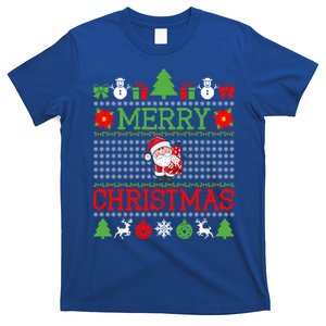 Merry Christmas Cute Santa Ugly Gift T-Shirt