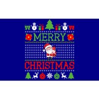 Merry Christmas Cute Santa Ugly Gift Bumper Sticker