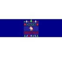 Merry Christmas Cute Santa Ugly Gift Bumper Sticker