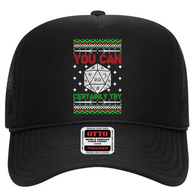 Merry Critmas Christmas D20 Rpg Board Game Role Play Trucker Hat