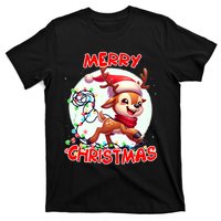 Merry Christmas Christmas Reindeer Christmas Lights Tangled Tank Top T-Shirt