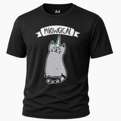 Meowgical Caticorn Cat Unicorn Magical Creature Gift Performance Shirt