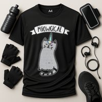 Meowgical Caticorn Cat Unicorn Magical Creature Gift Performance Shirt
