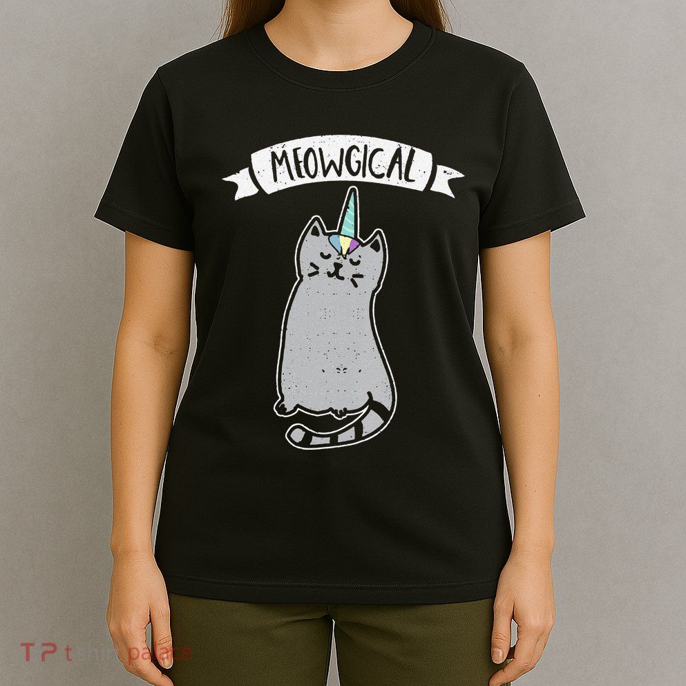 Meowgical Caticorn Cat Unicorn Magical Creature Gift T-Shirt