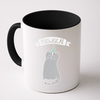 Meowgical Caticorn Cat Unicorn Magical Creature Gift Mug