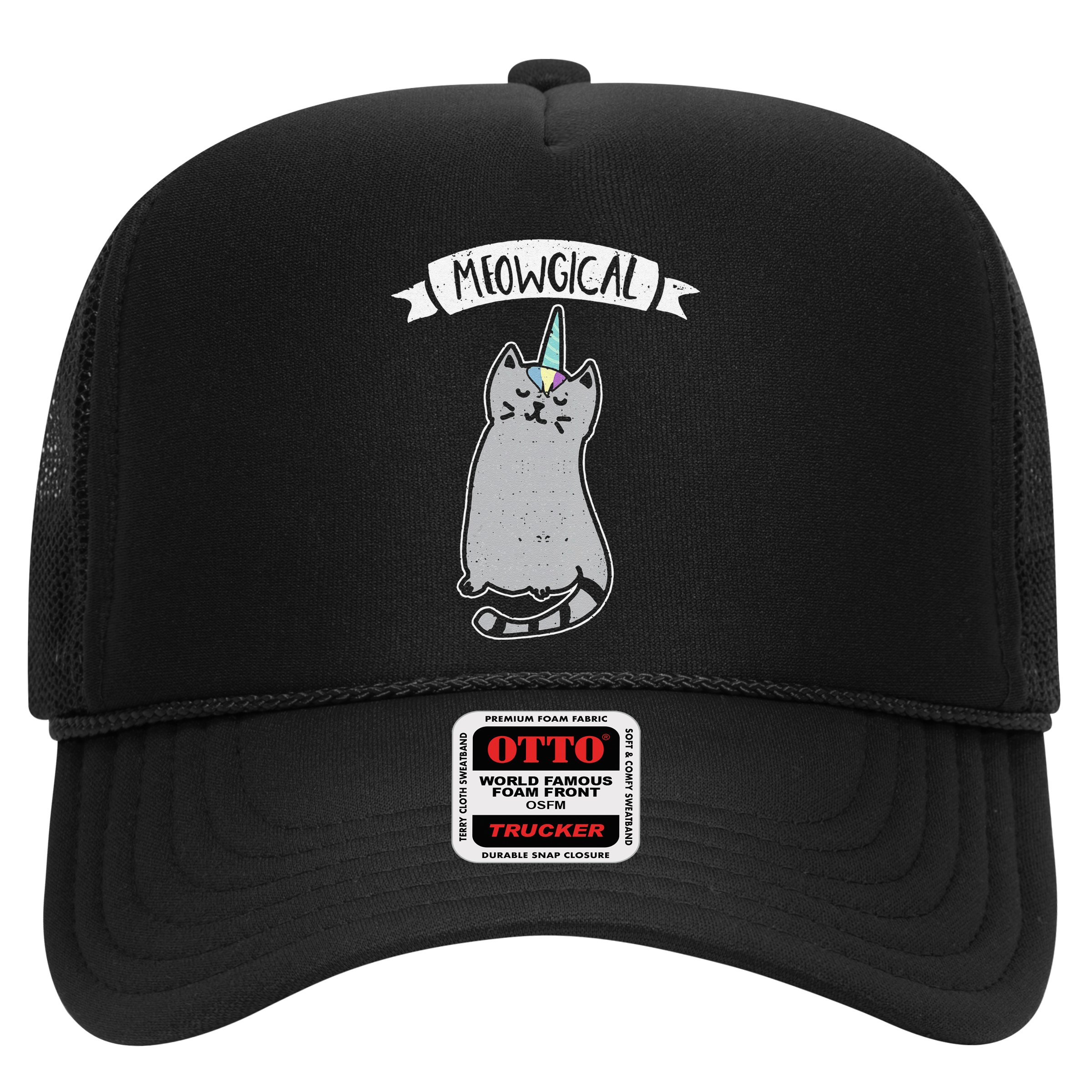 Meowgical Caticorn Cat Unicorn Magical Creature Gift Hat