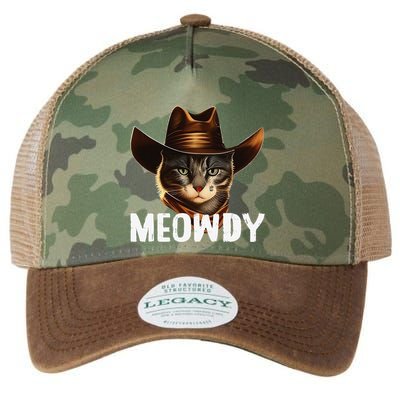 Meowdy Cat Cow Funny Cat Meme Legacy Tie Dye Trucker Hat