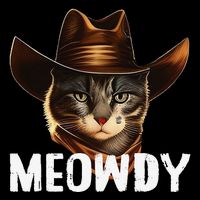 Meowdy Cat Cow Funny Cat Meme Flexfit Unipanel Trucker Cap