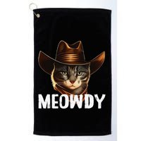 Meowdy Cat Cow Funny Cat Meme Golf Towel