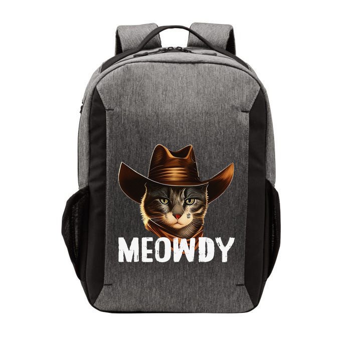 Meowdy Cat Cow Funny Cat Meme Vector Backpack