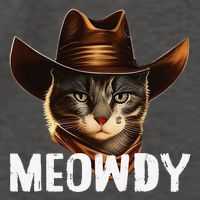 Meowdy Cat Cow Funny Cat Meme Vector Backpack