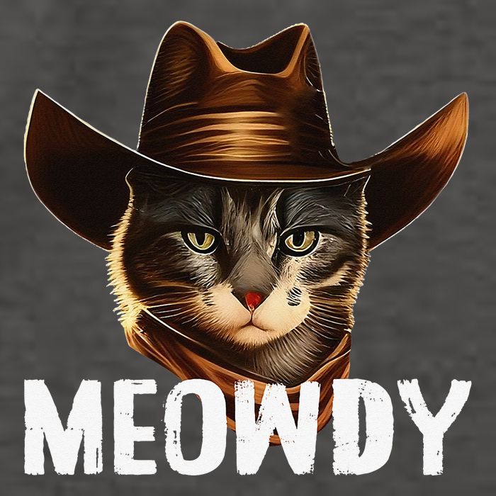 Meowdy Cat Cow Funny Cat Meme Vector Backpack