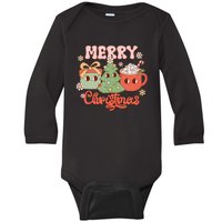 Merry Christmas Cozy And Cute Tank Top Baby Long Sleeve Bodysuit