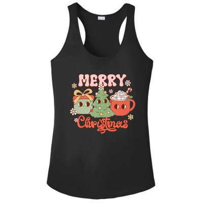 Merry Christmas Cozy And Cute Tank Top Ladies PosiCharge Competitor Racerback Tank