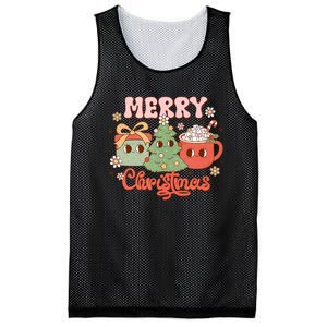 Merry Christmas Cozy And Cute Tank Top Mesh Reversible Basketball Jersey Tank