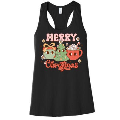 Merry Christmas Cozy And Cute Tank Top Women's Racerback Tank