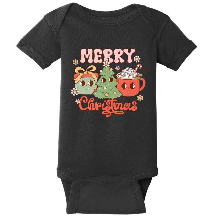 Merry Christmas Cozy And Cute Tank Top Baby Bodysuit