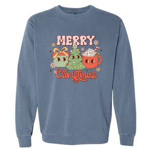 Merry Christmas Cozy And Cute Tank Top Garment-Dyed Sweatshirt