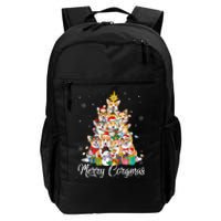 Merry Corgmas Corgi Christmas Tree Lights Santa Dog Lover  Daily Commute Backpack