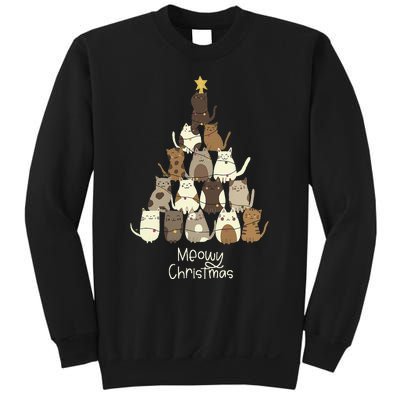 Meowy Christmas Cat Lover   Sweatshirt